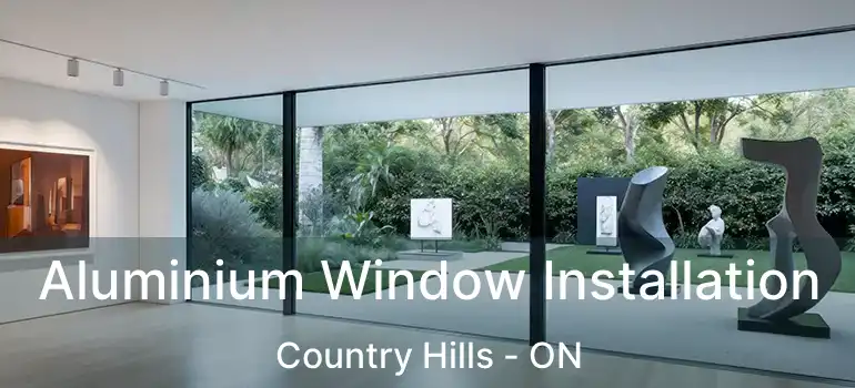  Aluminium Window Installation Country Hills - ON