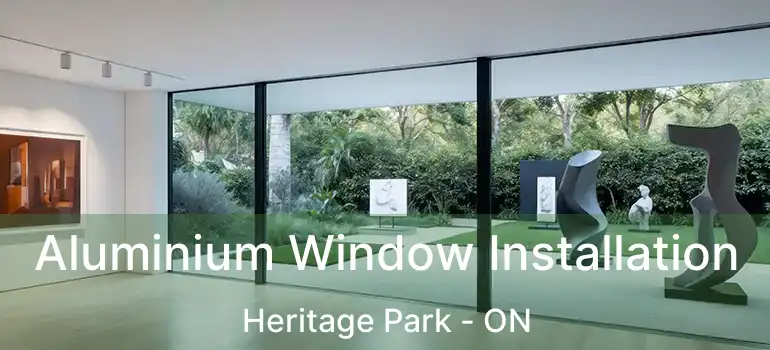  Aluminium Window Installation Heritage Park - ON