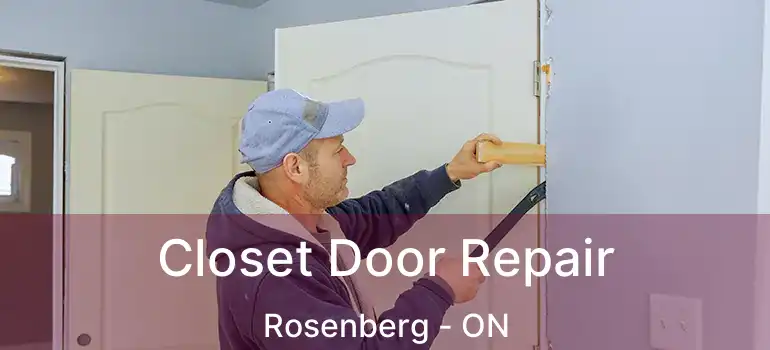  Closet Door Repair Rosenberg - ON