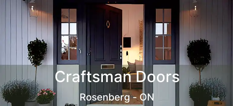  Craftsman Doors Rosenberg - ON