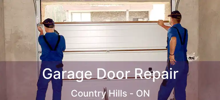  Garage Door Repair Country Hills - ON
