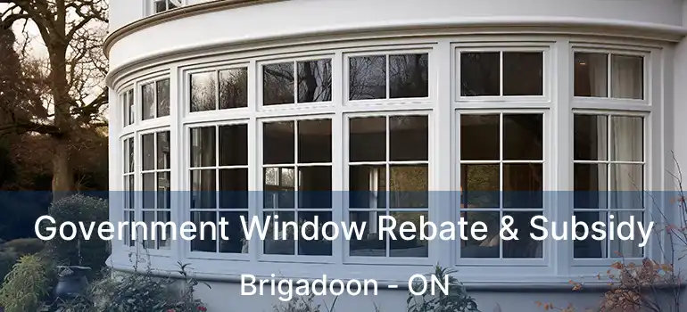  Government Window Rebate & Subsidy Brigadoon - ON