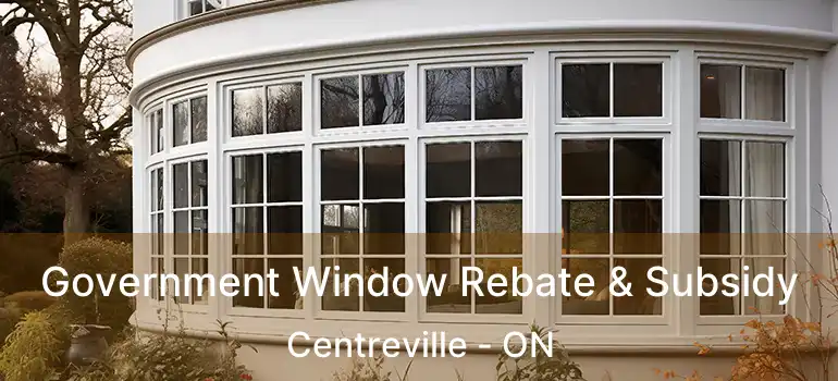  Government Window Rebate & Subsidy Centreville - ON