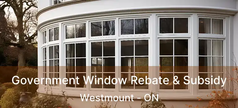  Government Window Rebate & Subsidy Westmount - ON