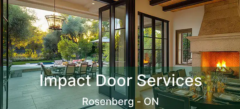  Impact Door Services Rosenberg - ON