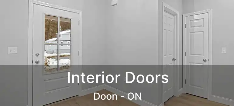  Interior Doors Doon - ON