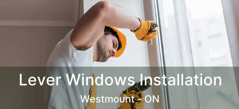  Lever Windows Installation Westmount - ON