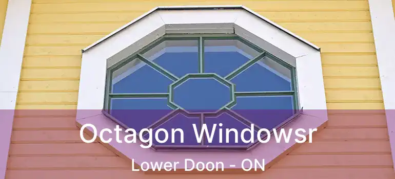  Octagon Windowsr Lower Doon - ON