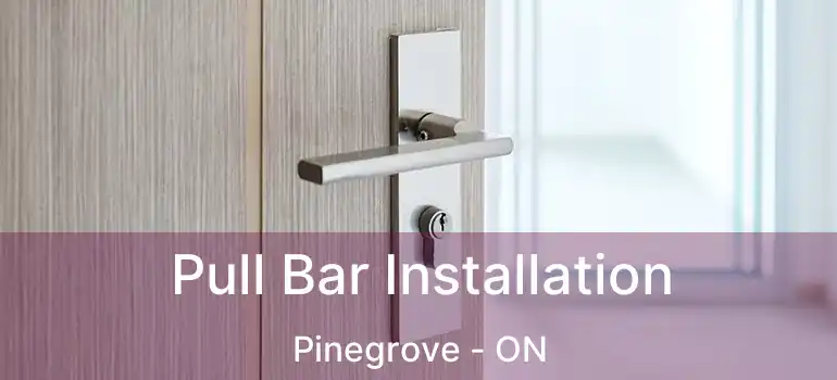  Pull Bar Installation Pinegrove - ON