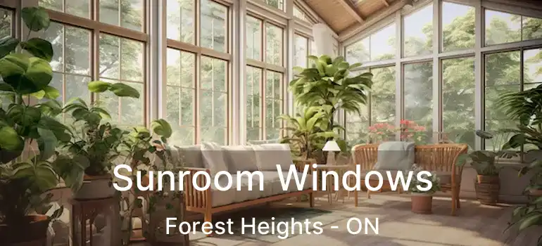  Sunroom Windows Forest Heights - ON