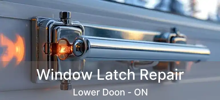  Window Latch Repair Lower Doon - ON