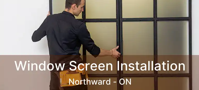  Window Screen Installation Northward - ON